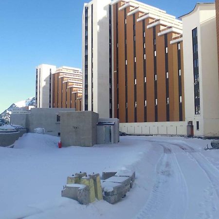 Studio Cabine 4 Pers Avec Balcon Face Aux Pistes - La Mongie - Fr-1-404-166 Exteriör bild